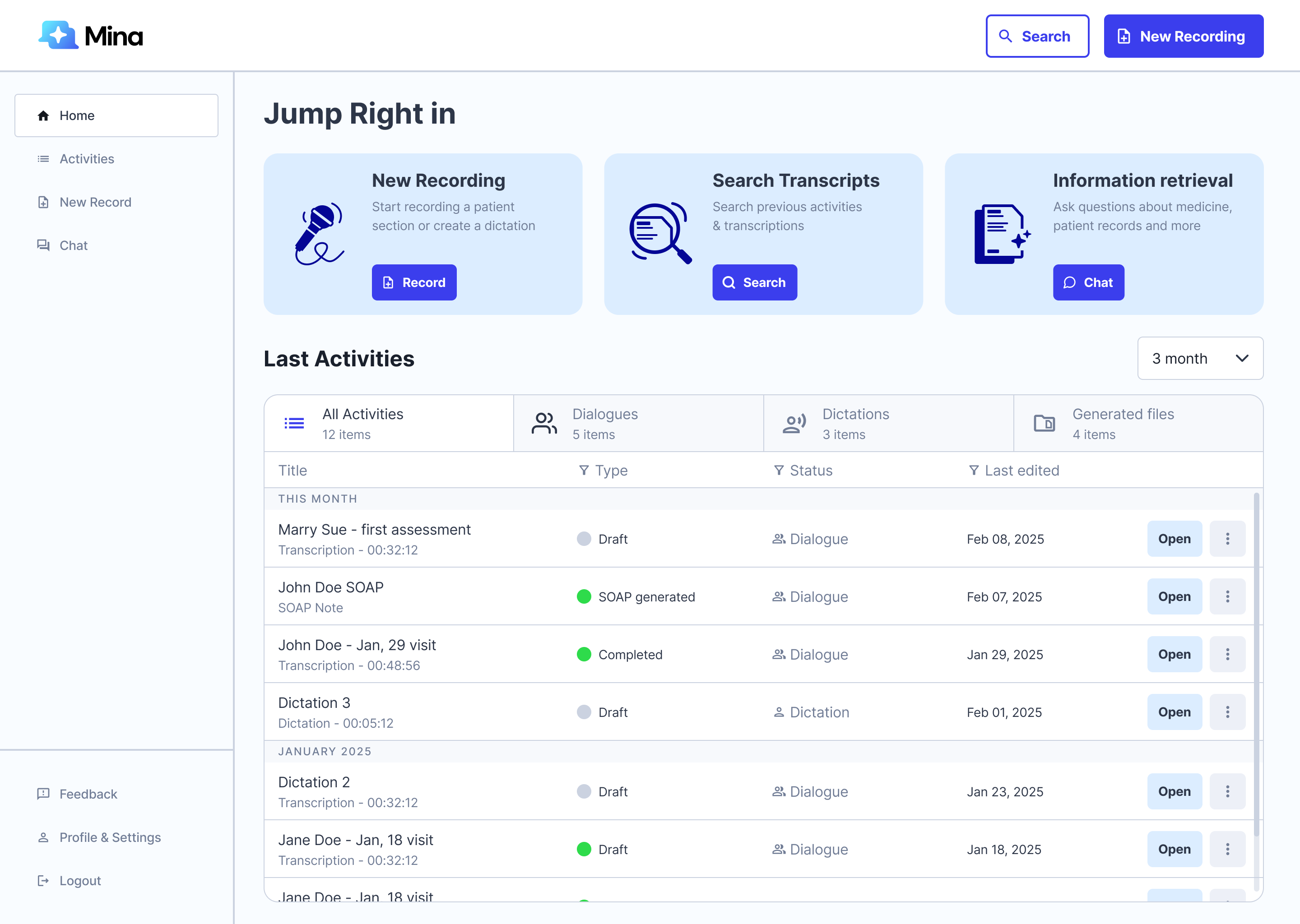 MinaMed: Voice-Enabled, AI-Powered Virtual Assistant